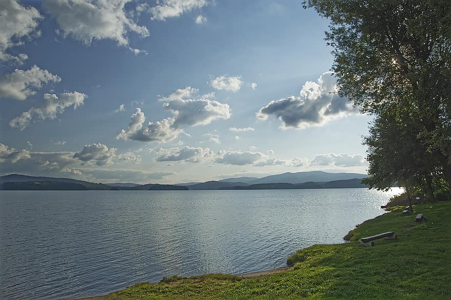 Nature, Lake, Travel, Exploration, Outdoors, Discovery, Czech Republic, Lipno Dam, Moldova, Reservoir, Dam