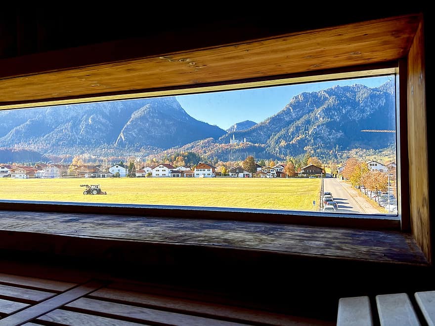 sauna, rilassamento, ricreazione, benessere, Alpi, montagne