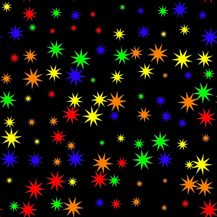 Sterne, Hintergrund, Muster, nahtlos, Sterne Hintergrund, Sternen Hintergrund, Hintergründe nahtlos, Muster nahtlos, nahtlose Muster, schwarzer Hintergrund, schwarze Sterne