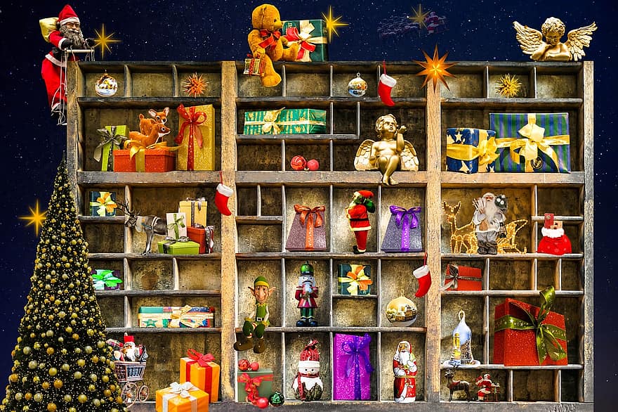 Christmas, Christmas Gift, Angel, Christmas Time, Decoration, Christmas Ornaments, Christmas Tree, Gift, Christmas Greeting, Nicholas, Slide
