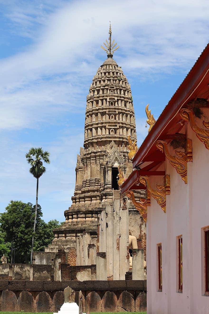 cestovat, cestovní ruch, Asie, chrám, sukhothai