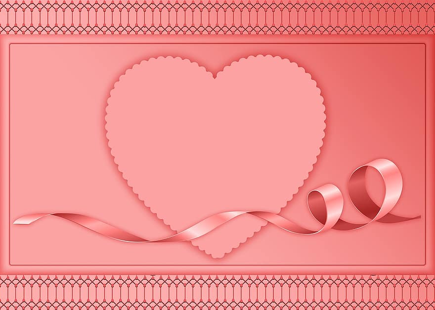 proiecta, card, dorește, inimă, fundal, roz, textură, dragoste, romantico