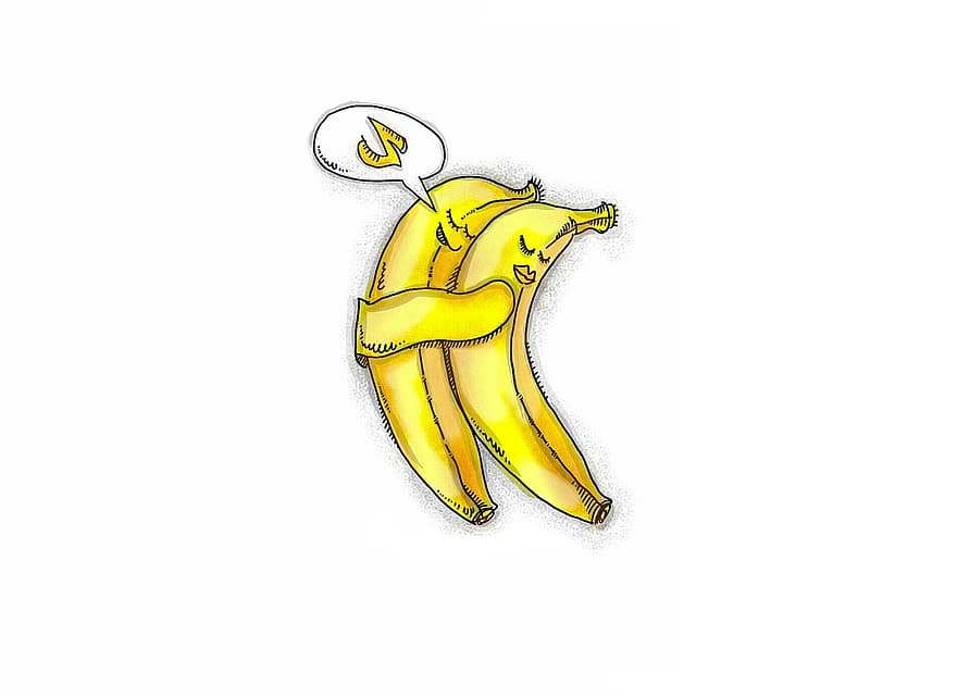 bananen, slaap