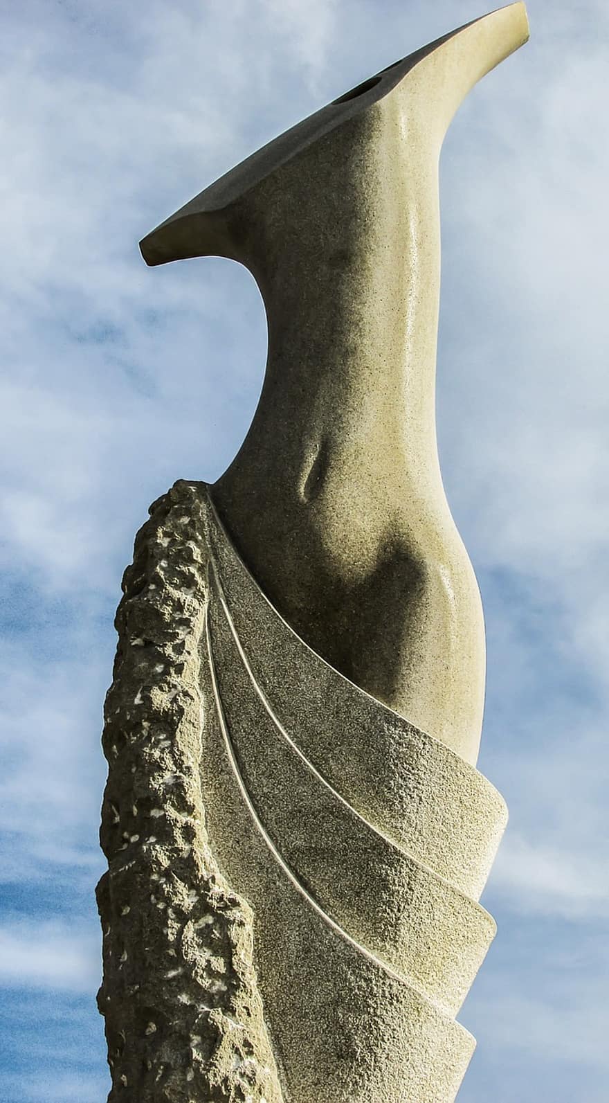 Xipre, ayia napa, parc d’escultura, dona, figura, cos, art, a l'aire lliure, escultura