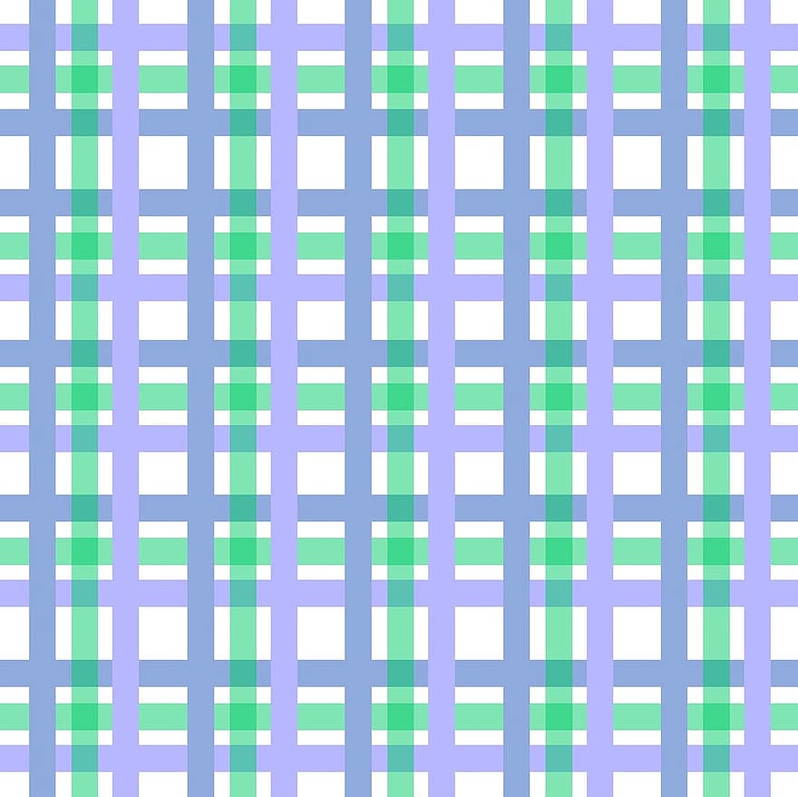 katoenen stof, meetkundig, Tweekleurig blauw, groen, wit, pastel, verbleken, tinten, vormen, lijnen, strepen