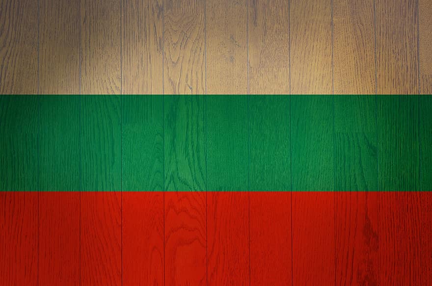 flag, træ, træ-, grunge, patriot, patriotisme, nation, bulgarien, sofia, mønster, symbol