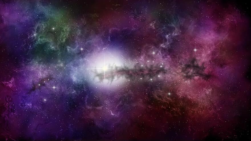 星雲、宇宙、スペース、バックグラウンド、カラフル、色とりどり、銀河、天文学、天の川、星、夜