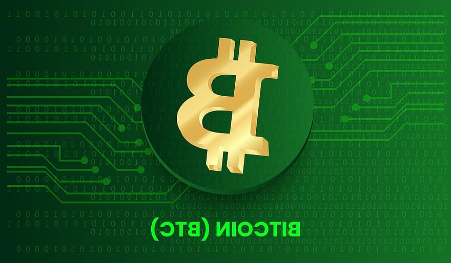 bitcoin, crypto, moneda, red, tecnología, digital, futurista, cadena de bloques, dinero, financiar, fondo