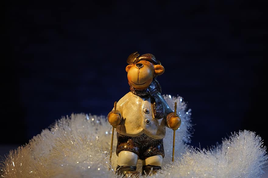 figura de navidad, Navidad, figura, decoración, foto de navidad, magia navideña, juguete, hombres, soldado de juguete, una persona, nieve