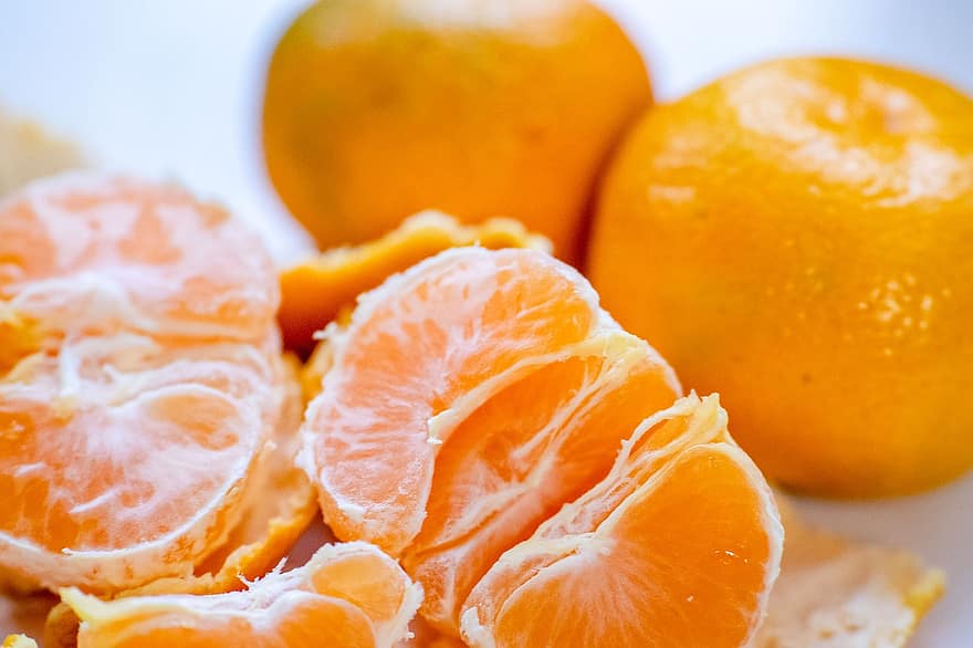 gyümölcs, citrom- és narancsfélék, narancs, organikus, mandarin, egészséges, vitamin