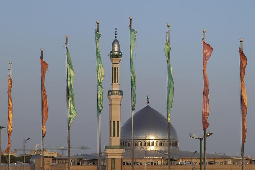 mesquita, religió, arquitectura iraniana, islam, iran, qom