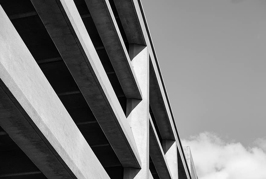 fondo de pantalla de la naturaleza, exterior del edificio, diseño, arquitectura, en blanco y negro, cielo, papel pintado, edificio, urbano, moderno, minimalismo