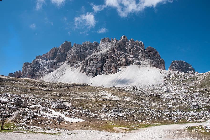 Mountains, Alpine, Snow, Altitude, Summit, Dolomites, Rock, Nature, Landscape, Panorama, Hiking