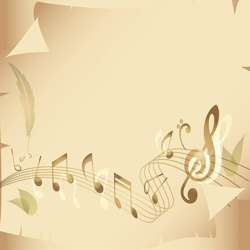 papel de nota de música, Artigos musicais digitais, desenhar, notas, música, fronteira, musical, anúncio, show, cantando, áudio