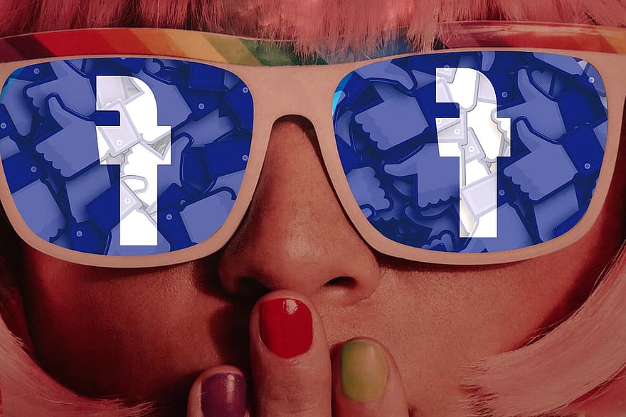 девушка, очки, facebook, солнцезащитные очки, социальные медиа, маскировать, замаскированный, значок, Социальное, сеть, связь