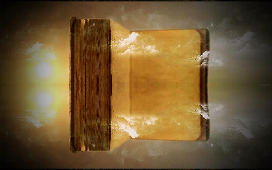 Book, Mystical, Magic, Fantasy, old, literature, paper, backgrounds, bible, page, antique