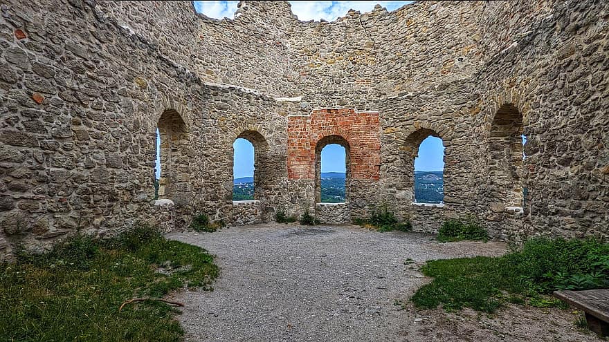 Castle, Travel, Austria, Mödling, Loweraustria, Hiking, Mountain, architecture, history, old, arch