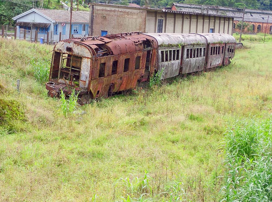 Paranapiacaba, Sao Paulo, brasil, treinstation, oud, geschiedenis, antiek, spoorweg, dorp