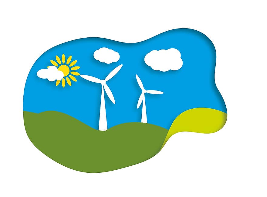 Vēja enerģija, vēja ferma, vēja turbīna, alternatīvā enerģija