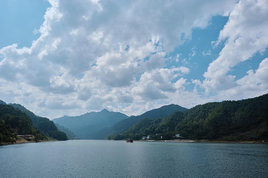 lago, fiume, Cina
