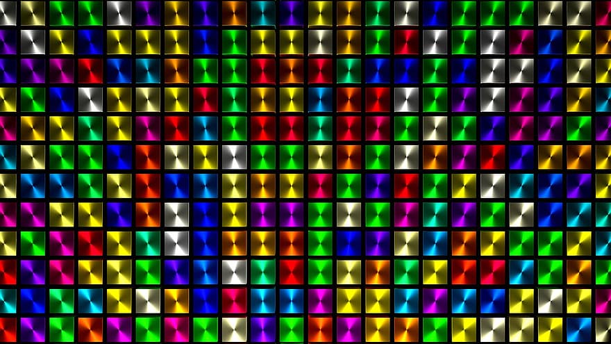 cubo, colorida, fundo, abstrato, 3d