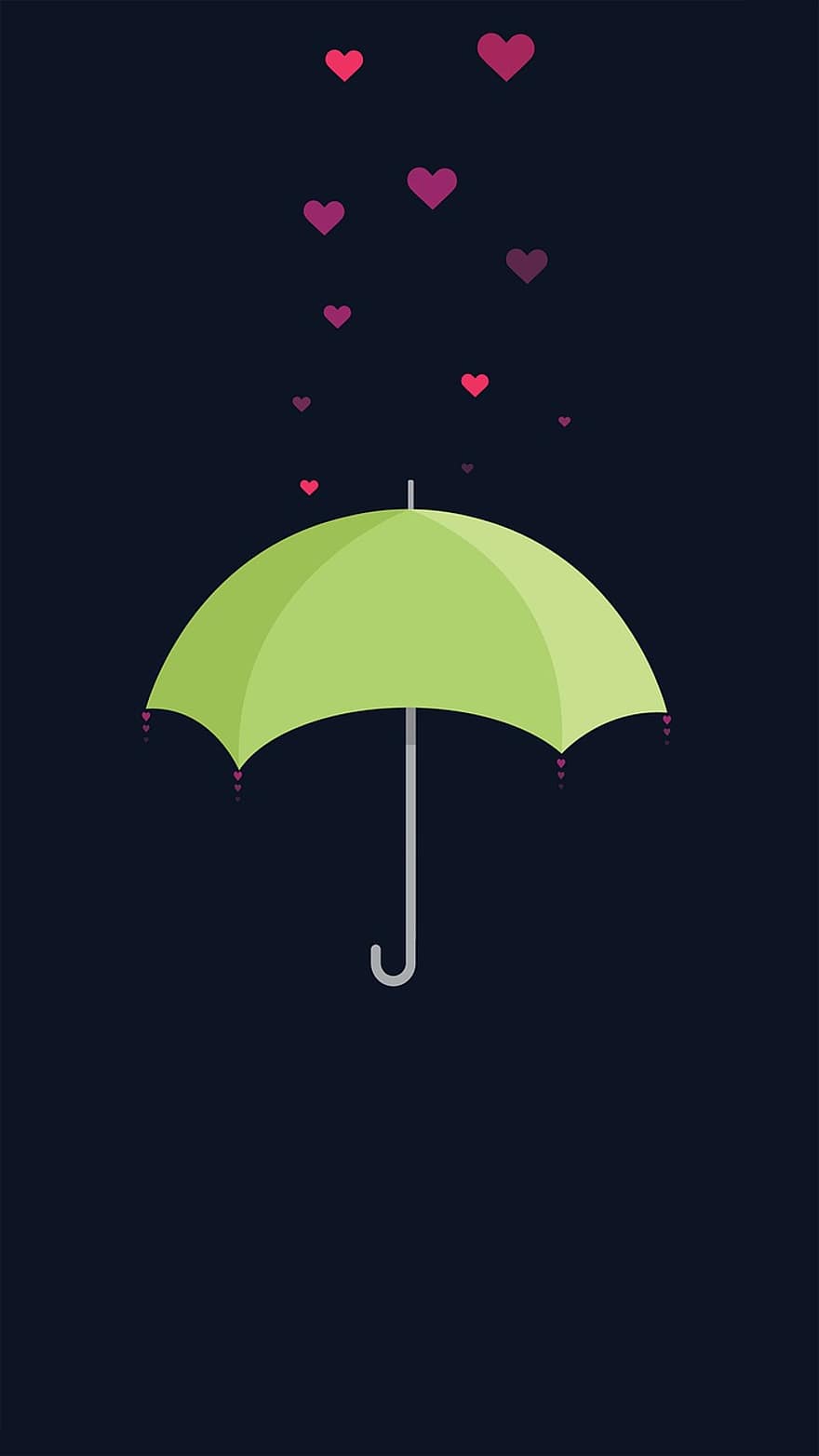 ομπρέλα, αγάπη, βροχή, εραστές, ρομαντικός, μπλε αγάπη, μπλε βροχή