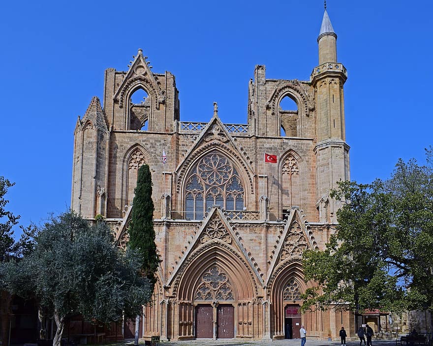 cipru, biserică, catedrală, ayios nikolaos, Famagustei, arhitectura gotică, arhitectură, religie, arhitectura medievala, Gazimagusa, turistic