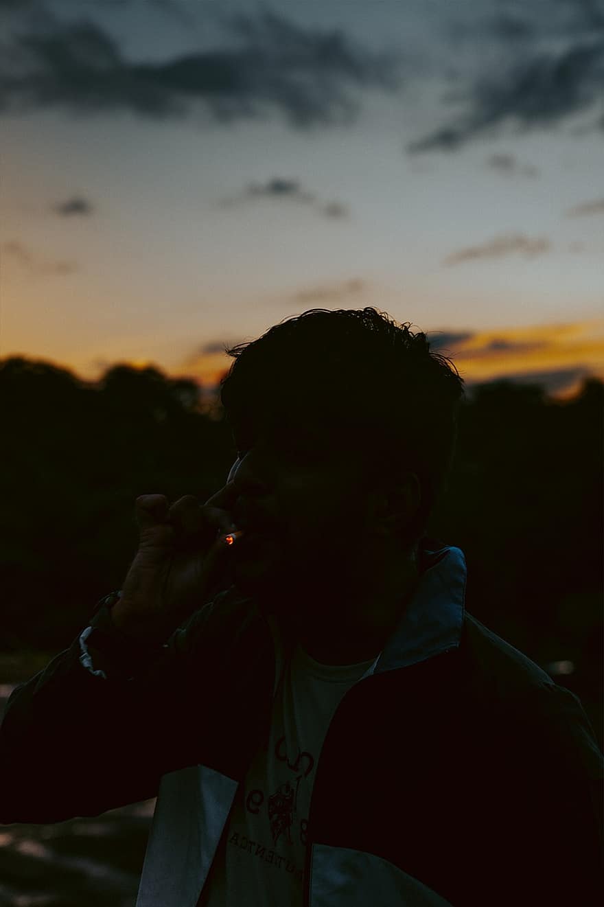 Smoking, Addiction, Cigarette, Man