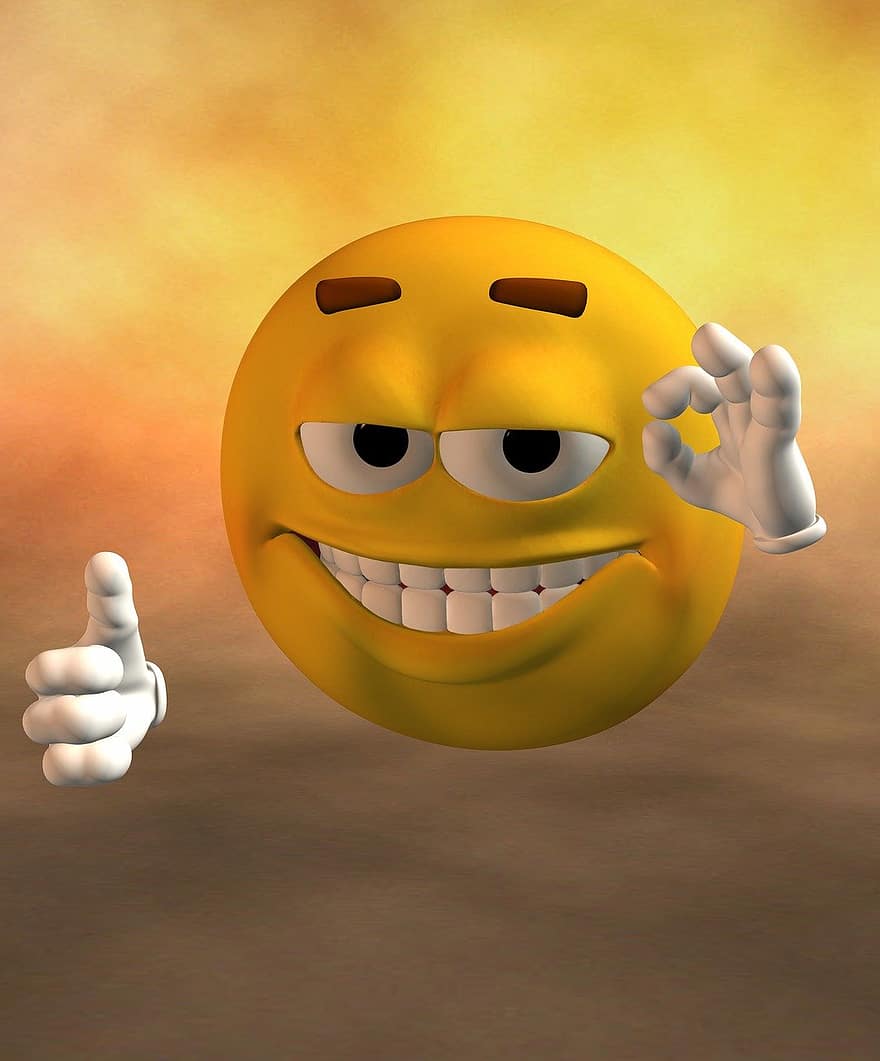 Smile, Cool, Best, Smiley, Perfect, Ok, 3d, Emoticon, Emoji, Good, Quality