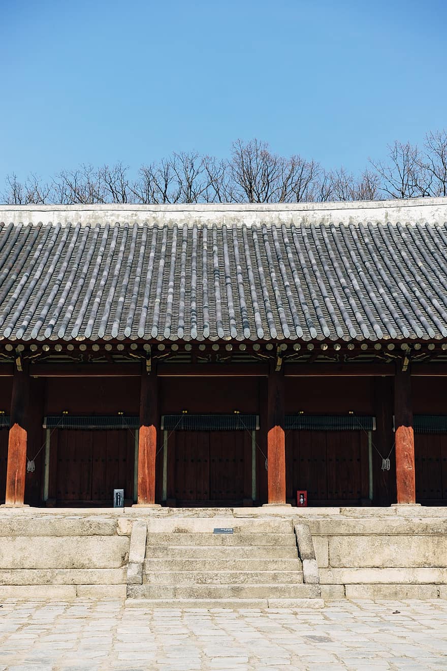 Asien, Südkorea, Korea, Palast, traditionell, Geschichte, die Architektur, Kaiser, Gebäude, Platz, Seoul