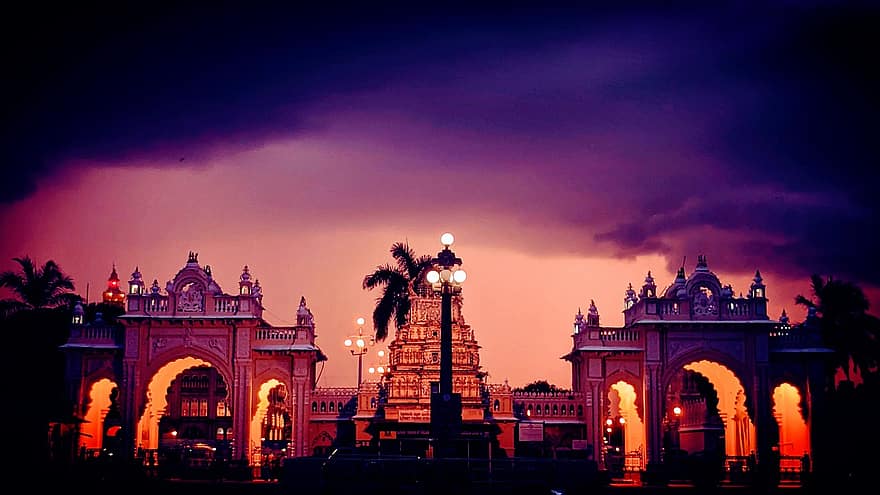 templu, urban, natură, arhitectură, loc faimos, noapte, culturi, religie, destinații de călătorie, monument, amurg