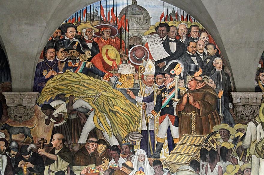mural, diego, Rivera, mexicano