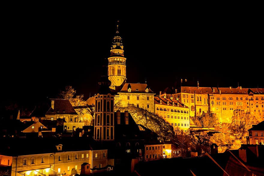 城、旅行、観光、チェスキークルムロフ、チェコ共和国、クルムロフ、ランドマーク