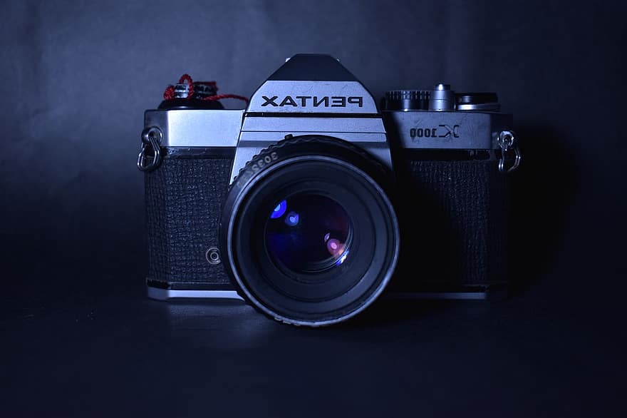kamera, fotografi, pentax, lensa, retro, vintage, analog
