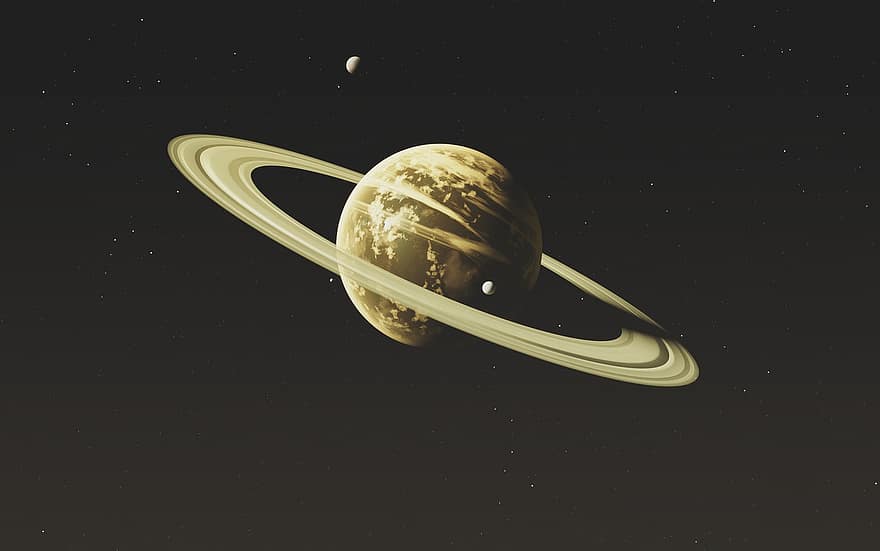 Saturno, pianeta, spazio, corpo celestiale, sistema solare, cosmo, galassia, universo