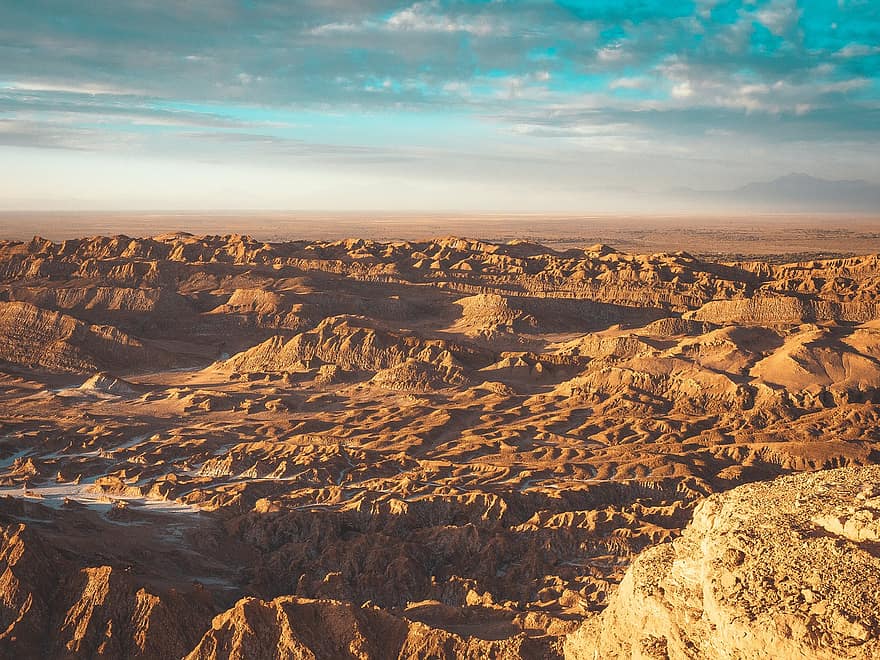 Valle De La Luna, Desert, Sunset, Valley, Sand, Sand Dunes, Dry, Landscape, Nature, Dusk, Lunar Landscape