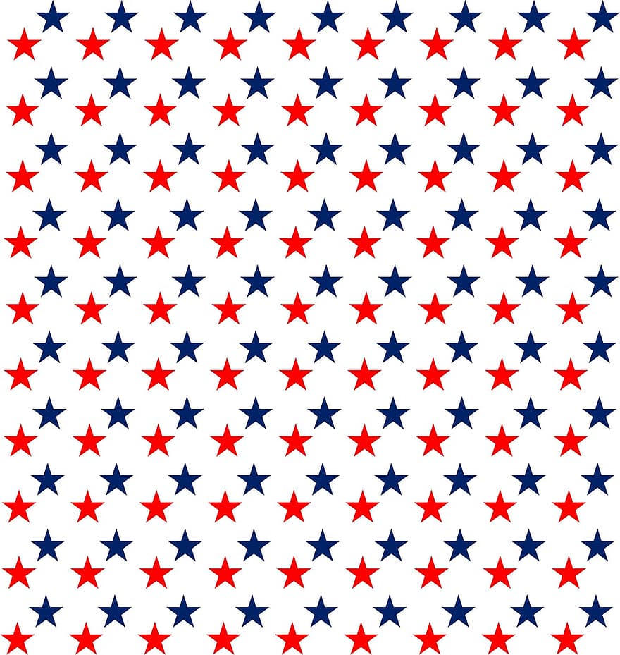 patriotique, rouge, blanc, bleu, étoiles, américain, vacances, juillet, 4ème, Quatrième, 4