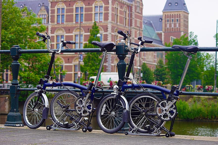 Bicycles, Parked, Bikes, Parking