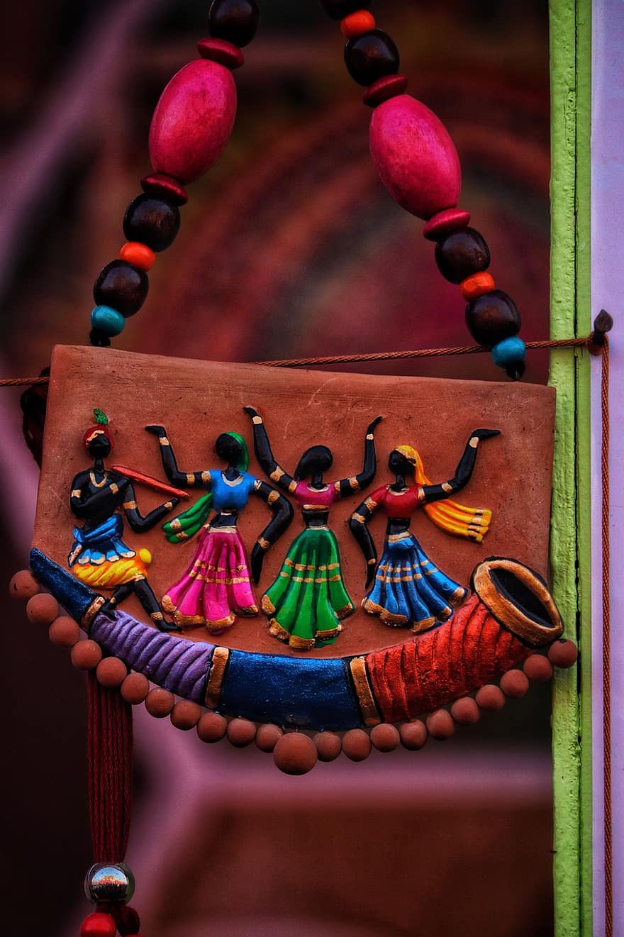 handgemaakt, handwerk, culturen, multi gekleurd, mannen, vrouw, inheemse cultuur, hout, pret, decoratie, traditioneel festival