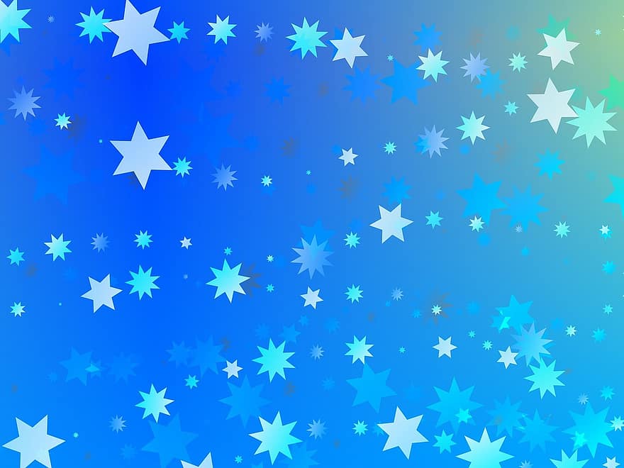 achtergrond, abstract, blauw, sterren, sterrenhemel, ontwerp, modern, vormen, melkweg