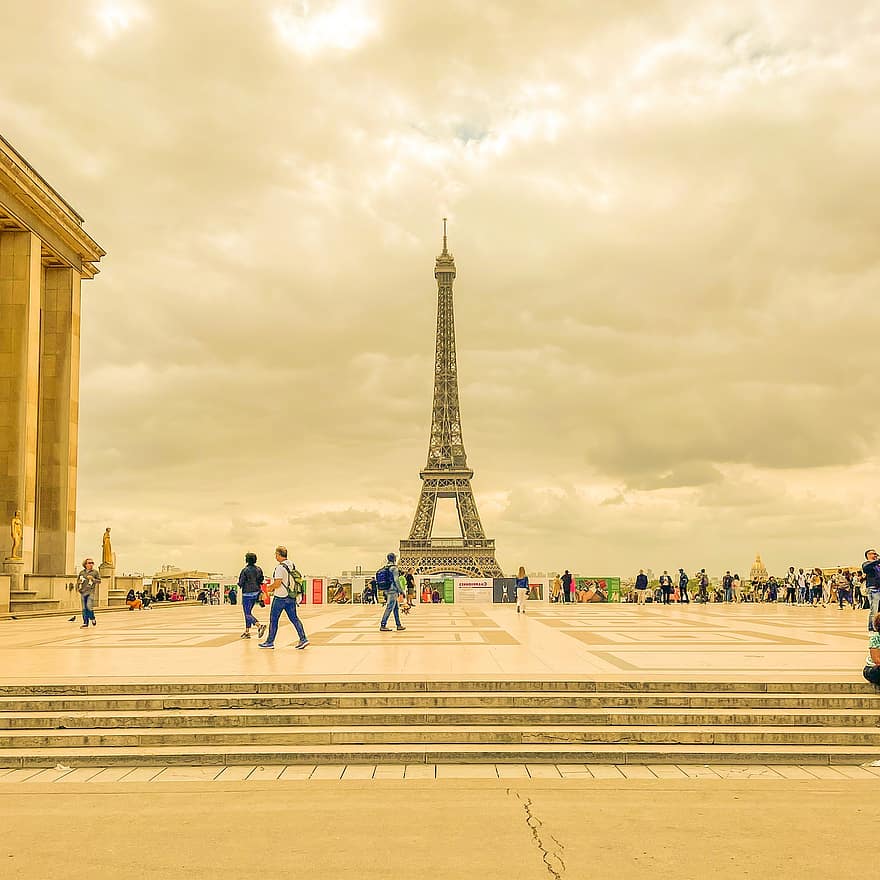 Эйфелева башня, Париж, Франция, архитектура