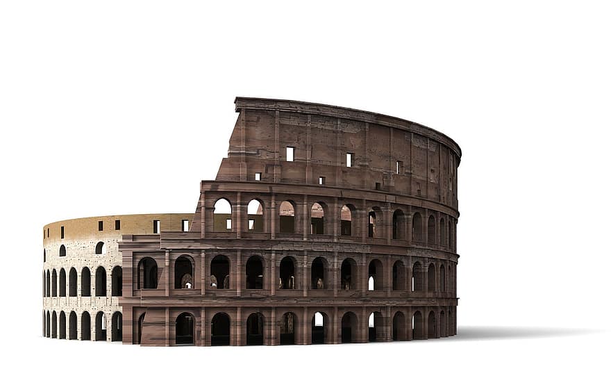 Rzym, koloseum, arena, architektura, budynek, kościół, Miejsca zainteresowania, historycznie, atrakcja turystyczna