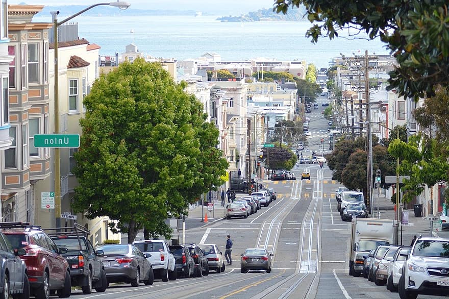 San Francisco, calle, la carretera