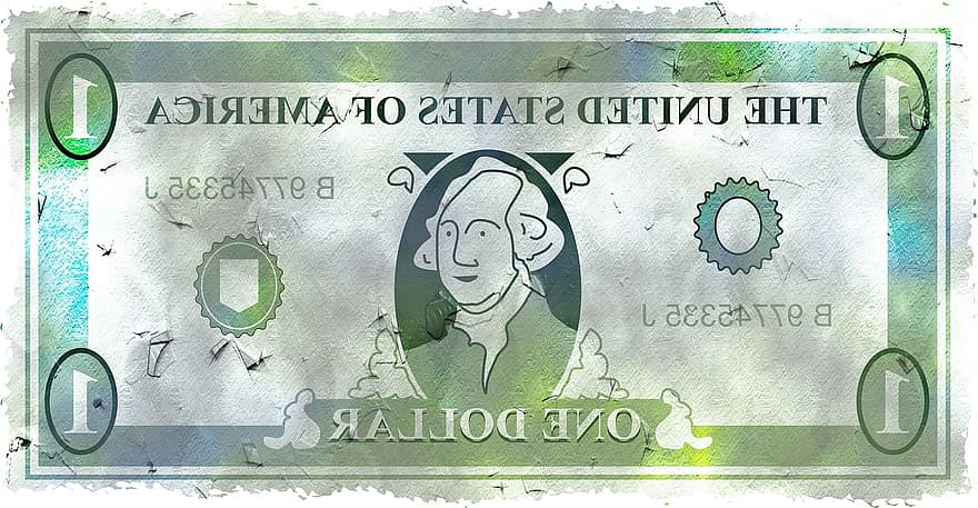 peníze, finance, finanční, dolar, účtovat, George Washington, měna