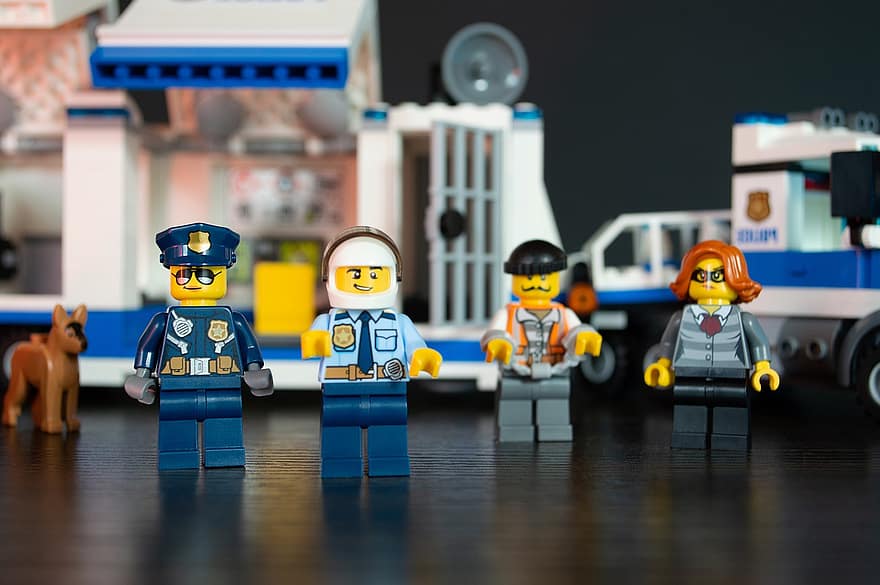 лего, полиция, играчка