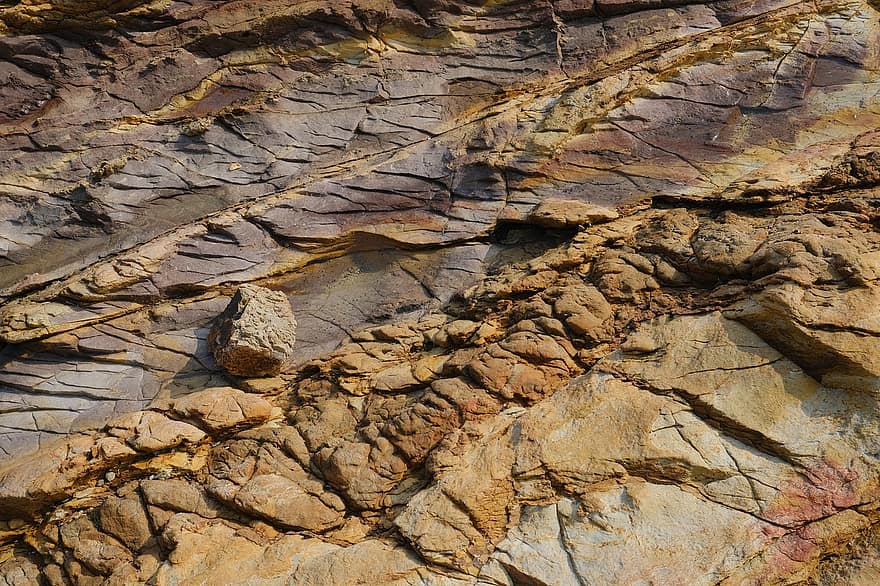 formacja skalna, kanion, geologia, Shenzhen, Xichong, skała, zbliżenie, tła, wzór, kamień, abstrakcyjny
