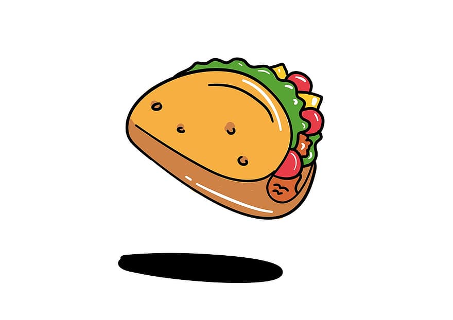 Taco, meksikolainen, ruoka, keittiö, ruokalaji, tortilla, mausteinen, ateria, välipala, herkullinen