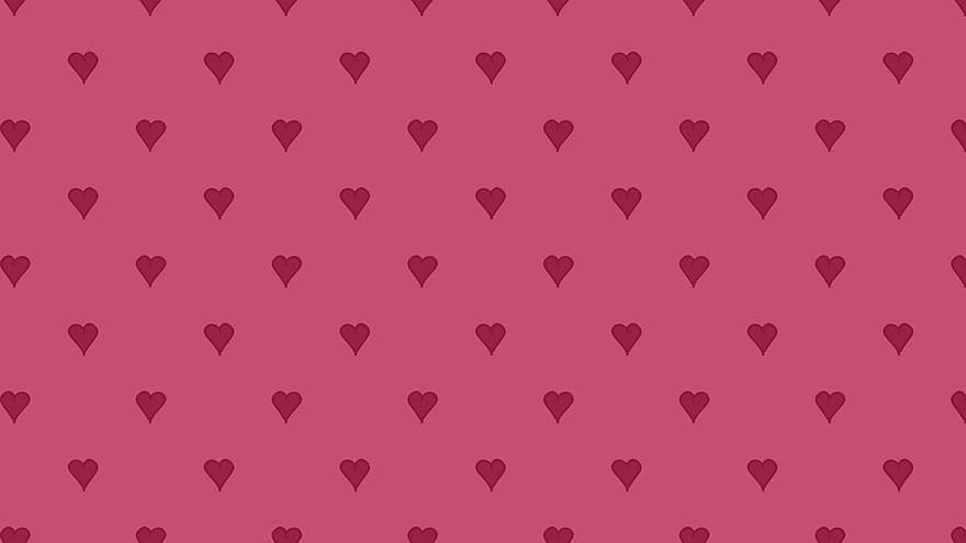 Herzen, Rosa, Liebe, romantisch, Valentinstag, Gekritzel, handgemalt, Strichgrafiken, Design, Muster, Hintergrund