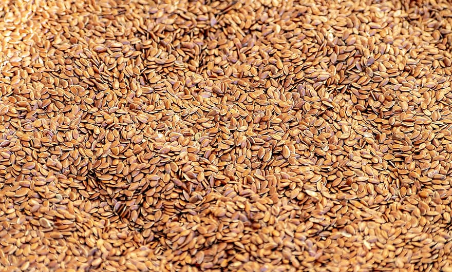Flax Seeds, Healthy, Grains, Organic