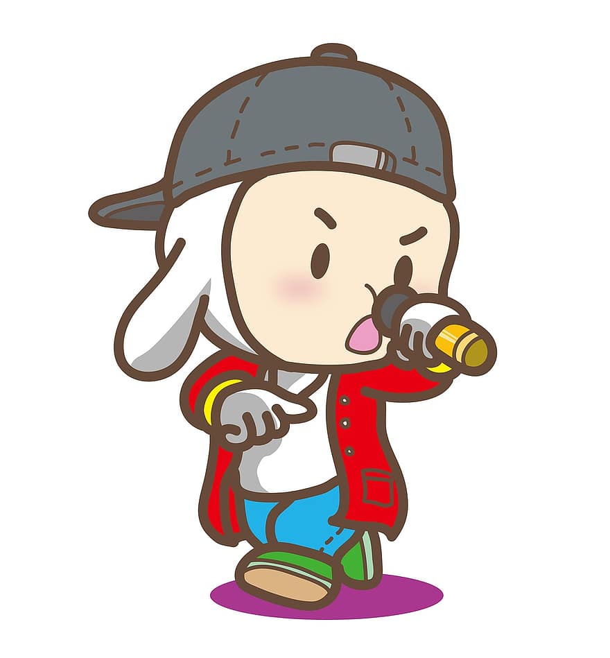 Music Music Fruit, Cartoon, Qing Zi, Cuteness, Vector Image, Hat, Toddlers, Forward, Pink Tone, Street Dance, The Voice Of China